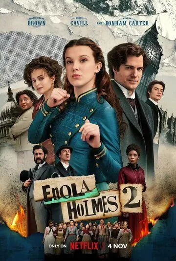 Постер к фильму Энола Холмс 2 (2022)