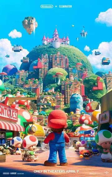 Постер к мультфильму премьере Супербратья Марио. Фильм (2023)